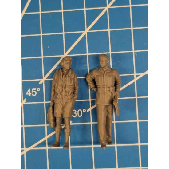 White Stork Miniatures F48009 1/48 British Pilots Malta 1942 Ww2 Resin Unpainted