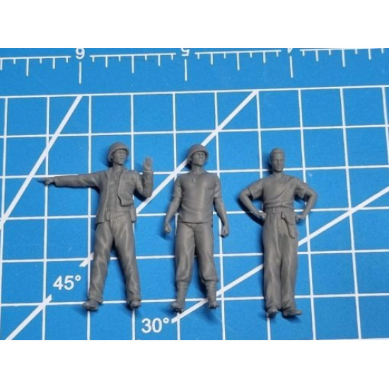 White Stork Miniatures F48017 1/48 Pacific War Us Soldiers Resin Unpainted Kit