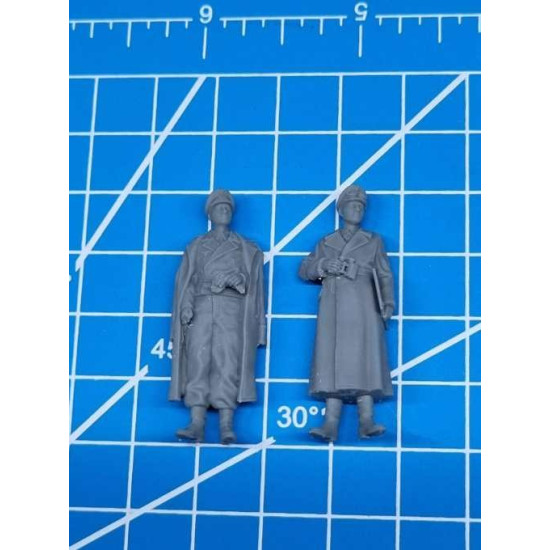 White Stork Miniatures F48020 1/48 German Officers Resin Unpainted Kit