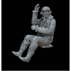 White Stork Miniatures F48021 1/48 Raf Hurricane Pilot Dedicated For Arma Hobby Resin Unpainted Kit