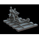 White Stork Miniatures M72003 1/72 Railway Handcar And German Soldiers Resin Unassembled Upainted Kit