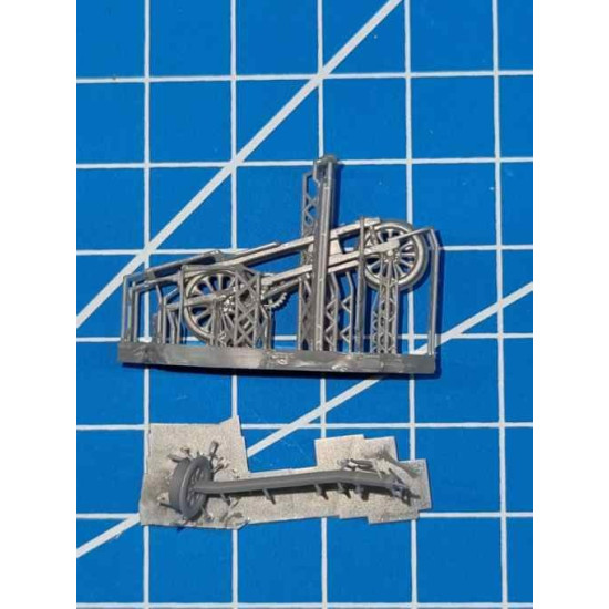 White Stork Miniatures M72003 1/72 Railway Handcar And German Soldiers Resin Unassembled Upainted Kit