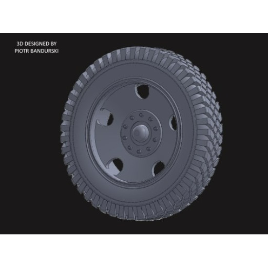 White Stork Miniatures M72006 1/72 Ds Type Wheels 2pcs For Wz.97 Field Gun And Wz.14/19 Howitzer Resin Upainted Kit