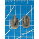 White Stork Miniatures M72006 1/72 Ds Type Wheels 2pcs For Wz.97 Field Gun And Wz.14/19 Howitzer Resin Upainted Kit