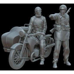 White Stork Miniatures M72007 1/72 Gnome-rhone Ax2 With French Crew Resin Kit