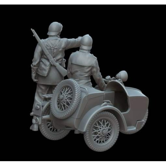 White Stork Miniatures M72007 1/72 Gnome-rhone Ax2 With French Crew Resin Kit