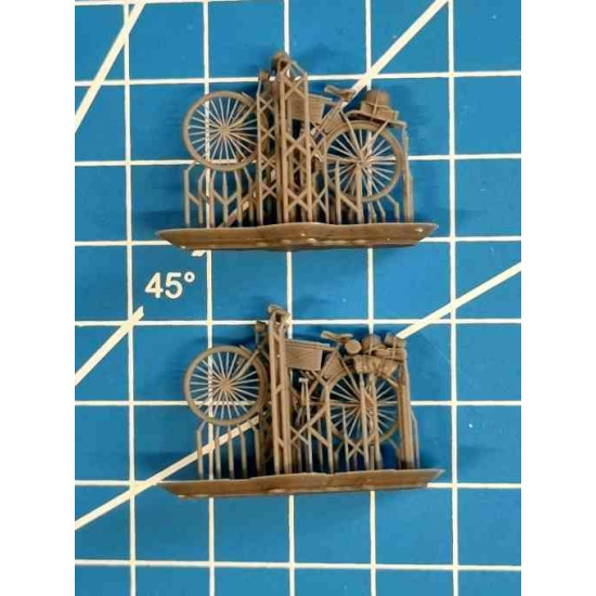 White Stork Miniatures M72011 1/72 German Military Bikes 2pcs Resin Kit