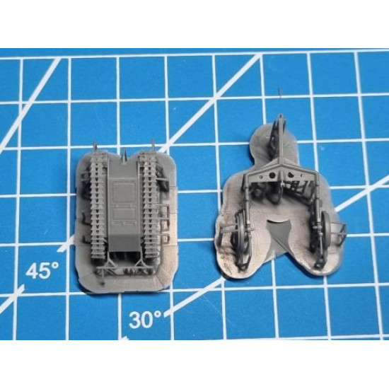 White Stork Miniatures M72014 1/72 Goliath Demolition Vehicle And Cart Resin Kit