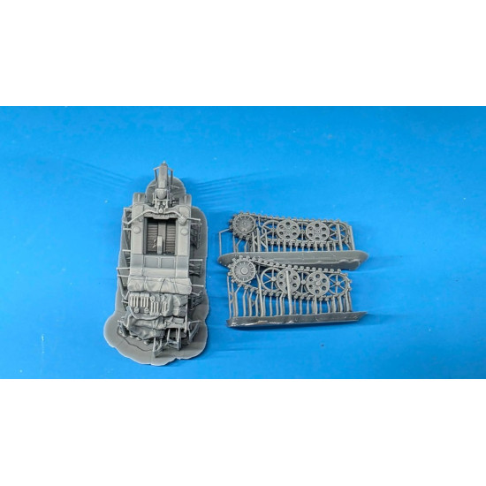 White Stork Miniatures M72016 1/72 Kettenkraftrad With A Trailer Resin Kit