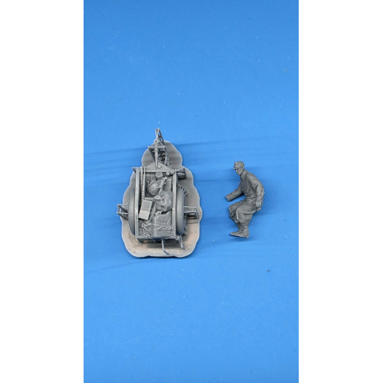 White Stork Miniatures M72016 1/72 Kettenkraftrad With A Trailer Resin Kit