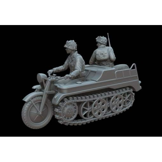 White Stork Miniatures M72018 1/72 Kettenkraftrad In Service With The Us Army Resin Kit