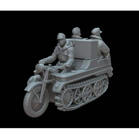 White Stork Miniatures M72019 1/72 Kettenkraftrad On The Eastern Front Resin Kit