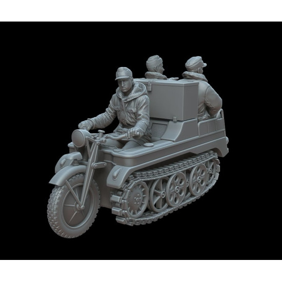 White Stork Miniatures M72019 1/72 Kettenkraftrad On The Eastern Front Resin Kit