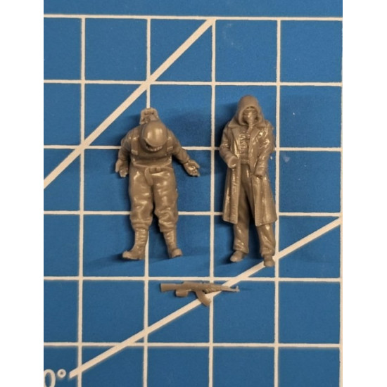 White Stork Miniatures P72001 1/72 Chernobyl Stalkers Postapo 1 Resin Kit