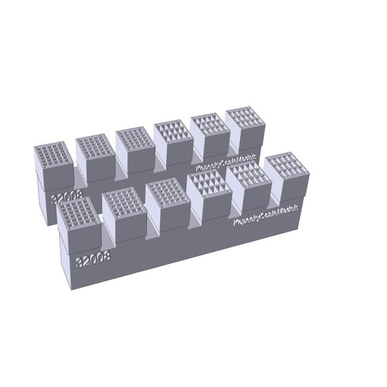 Kopecky Scale Models 32008 1/32 Chaff/Flare Dispensers Resin Kit