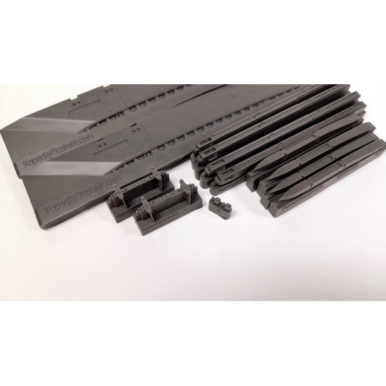 Kopecky Scale Models 32017 1/32 F-15c Pylons And Rails Resin Kit