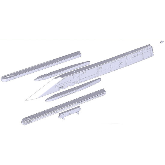 Kopecky Scale Models 32017 1/32 F-15c Pylons And Rails Resin Kit