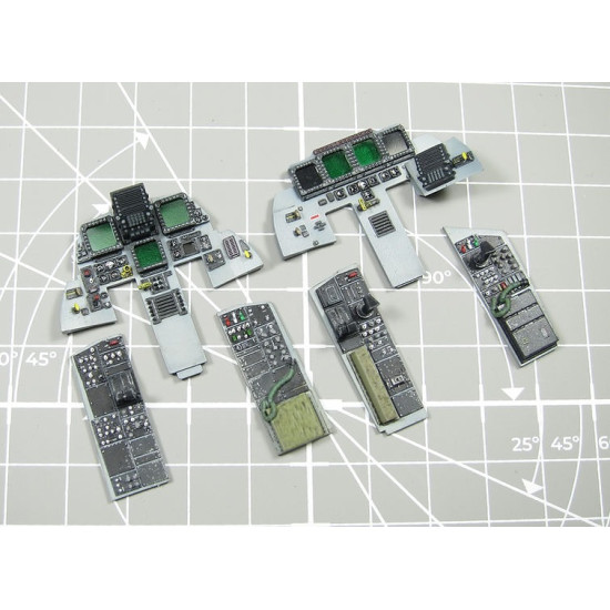 Kopecky Scale Models 32029 1/32 F-15e Instrument Panels For Tamiya Resin Kit