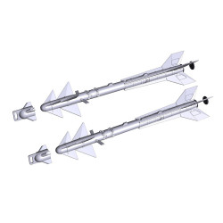 Kopecky Scale Models 32043 1/32 2 Pcs Of Rafael Python 4/5 Aa Missile Resin Kit
