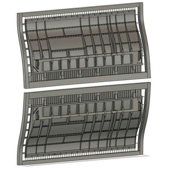 Kopecky Scale Models 32063 1/32 B-17 Bomb Bay Doors For Hk Models Kit