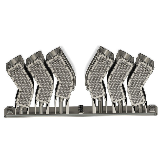 Kopecky Scale Models 35002 1/35 Exhausts Ah-64d Apache For Meng Kit