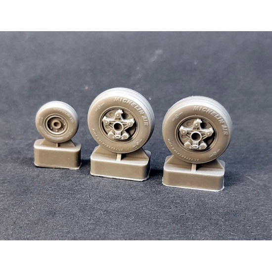 Kopecky Scale Models 48018 1/48 F-16 Block 40 Wheels Resin Kit