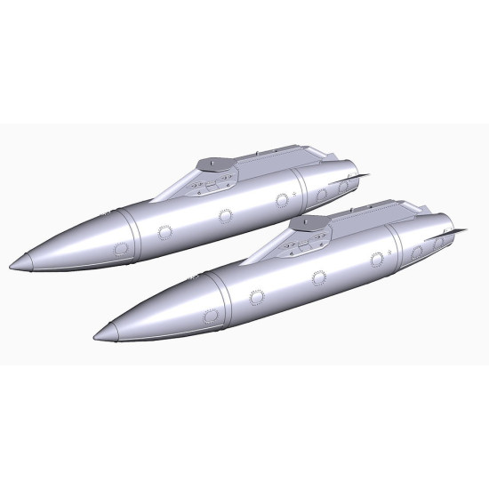 Kopecky Scale Models 48019 1/48 F-16 600 Gallons Fuel Tanks With Pylons