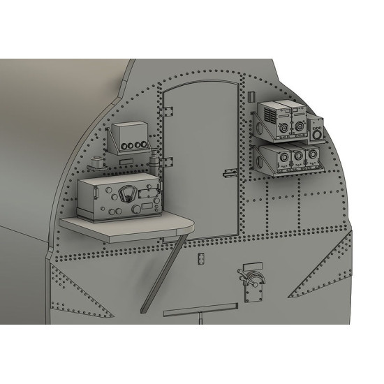 Kopecky Scale Models 48029 1/48 B-17 Bomb Bay For Hk Models Eduard Resin Kit