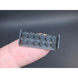 Kopecky Scale Models 48040 1/48 B-17 Chaff/Flare Dispensers F-16 For Tamiya