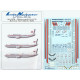 Lima November Decals 144-506 1/144 Nbraathens Safe, Boeing 737-400/500