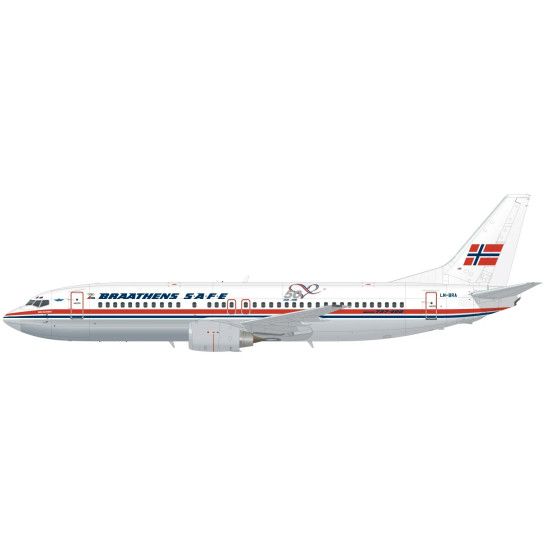 Lima November Decals 144-506 1/144 Nbraathens Safe, Boeing 737-400/500