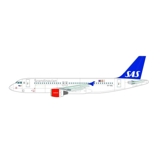 Lima November Decals 144-553 1/144 SAS Airbus A320s