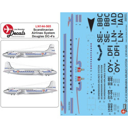 Lima November Decals 144-565 1/144 Sas Dc-4 First Colourscheme