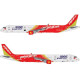 Lima November Decals 144-575 1/144 Vietjet Airbus A321 Vn-a651 9000th Airbus Aircraft