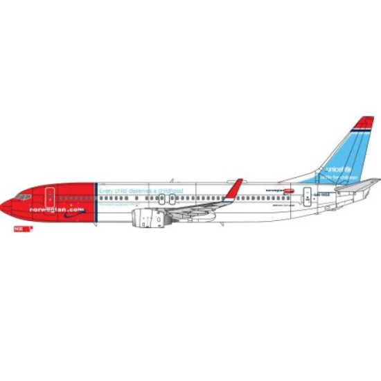 Lima November Decals 144-580 1/144 Norwegian B737-800 Ln-nge Unicef