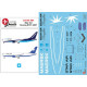 Lima November Decals 144-584 1/144 Star Air Boeing B767-200Fs old and new scemes