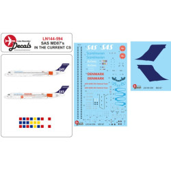 Lima November Decals 144-594 1/144 Sas Md87 In The Current Cs