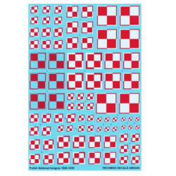Techmod 48822 1/48 Decal For Polish National Insignias 1920-1939