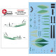 Lima November Decals 144-601 1/144 Widerøe DHC-8-100s new scheme