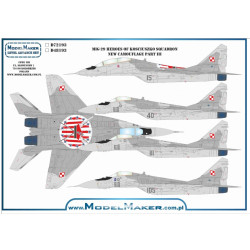 Model Maker D72193 1/72 Mig-29 Heroes Of Kosciuszko New Paint Scheme Part Iii