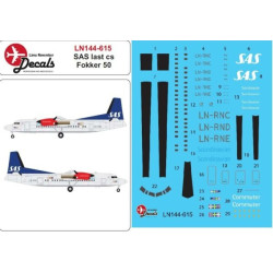 Lima November Decals 144-615 1/144 Sas New Cs Fokker 50