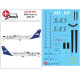 Lima November Decals 144-626 1/144 Nsas Atr-72 New Cs