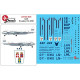 Lima November Decals 144-635 1/144 Sas Douglas Dc-6b