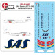 Lima November Decals 144-640 1/144 Sas B737-500 In Rainbow Colours
