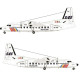 Lima November Decals 144-641 1/144 Sas Fokker F-27-600 In Rainbow Colours