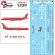 Lima November Decals 144-647 1/144 Air Greenland B757