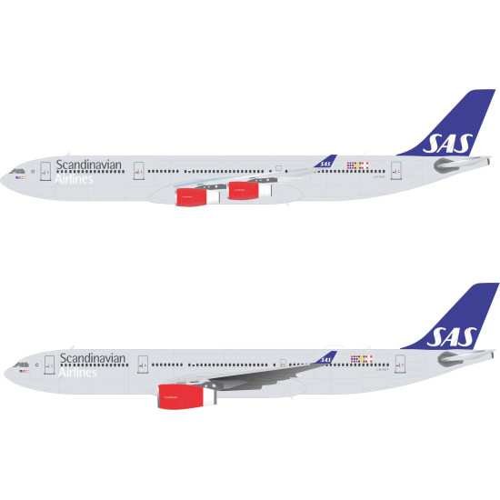 Lima November Decals 144-661 1/144 Sas A330/340 Early Scheme