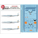 Lima November Decals 144-662 1/144 Sas Dc-8-30/50 Last Scheme