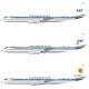 Lima November Decals 144-662 1/144 Sas Dc-8-30/50 Last Scheme