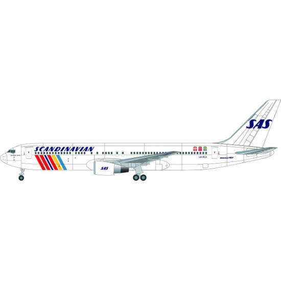 Lima November Decals 200-26 1/200 Sas B767-200/300 In The Old Cs